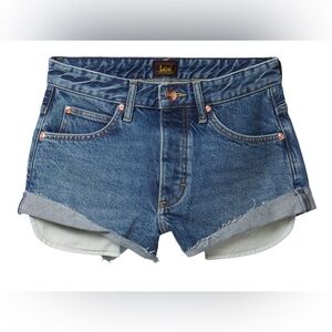 Lee WOMEN'S CLASSIC CUT OFF RIDER™ SHORTY SHORT IN CLASSIC INDIGO Sz 26